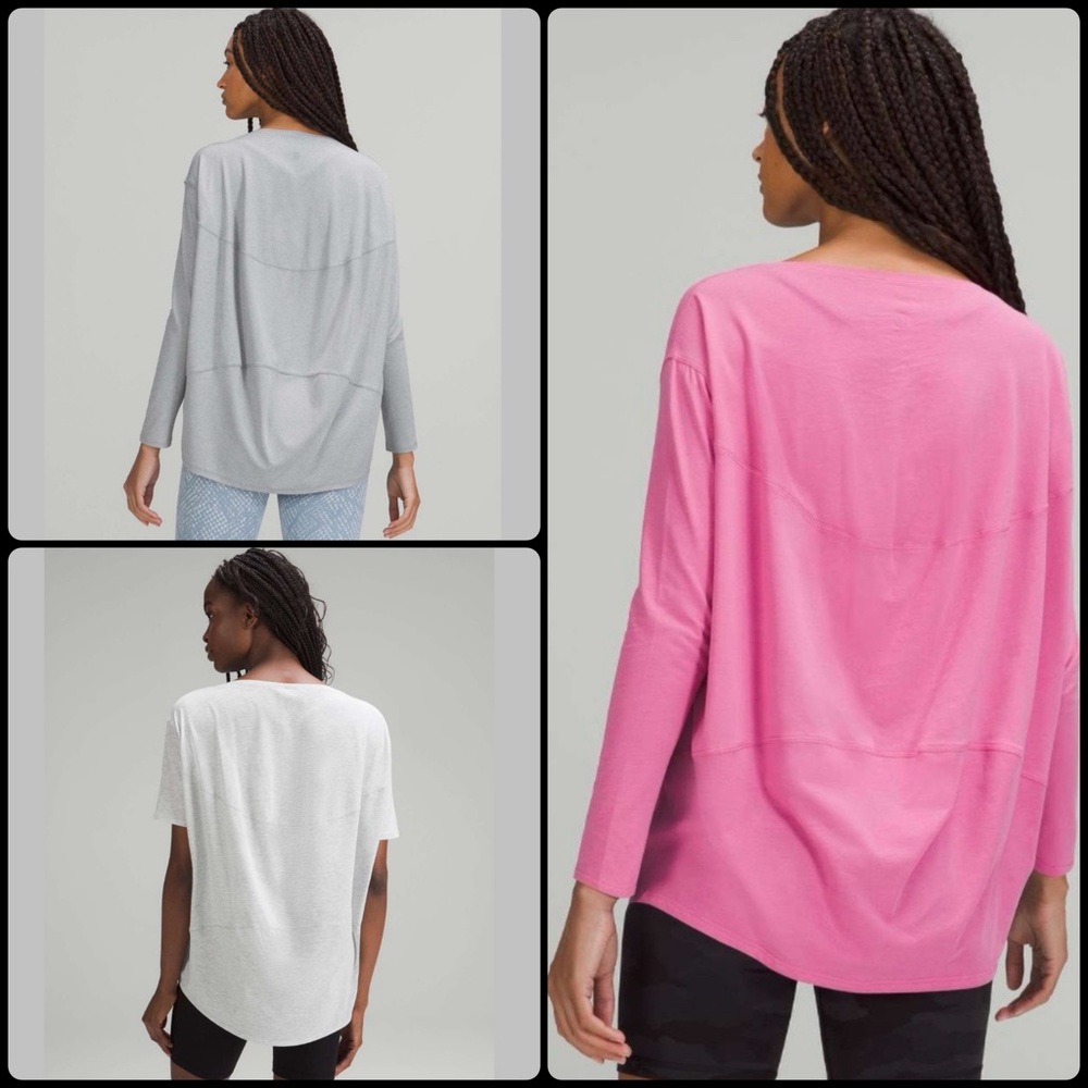Bundle of 3 Lululemon Size 20 ? Back in Action Long & Short Sleeve Shirts